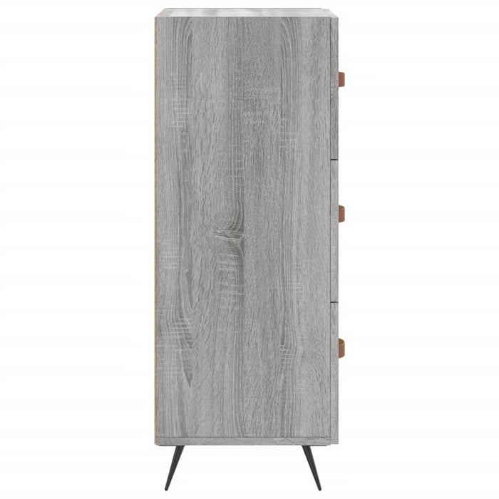 Credenza Grigio Sonoma 34,5x34x90 cm in Legno Multistrato 828578