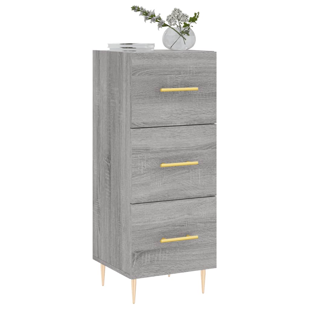 Credenza Grigio Sonoma 34,5x34x90 cm in Legno Multistrato 828594
