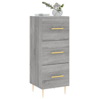 Credenza Grigio Sonoma 34,5x34x90 cm in Legno Multistrato 828594