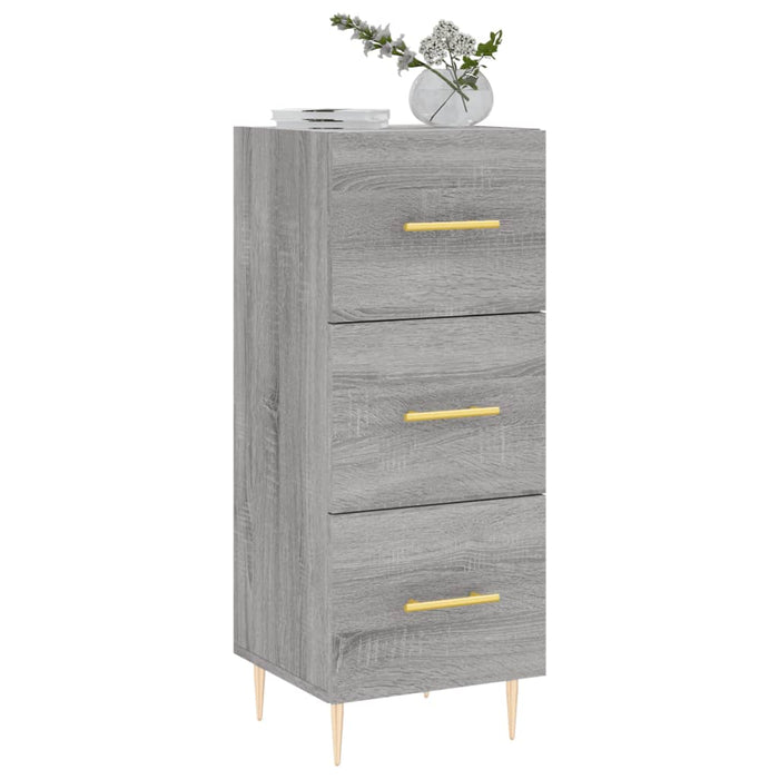Credenza Grigio Sonoma 34,5x34x90 cm in Legno Multistrato 828594