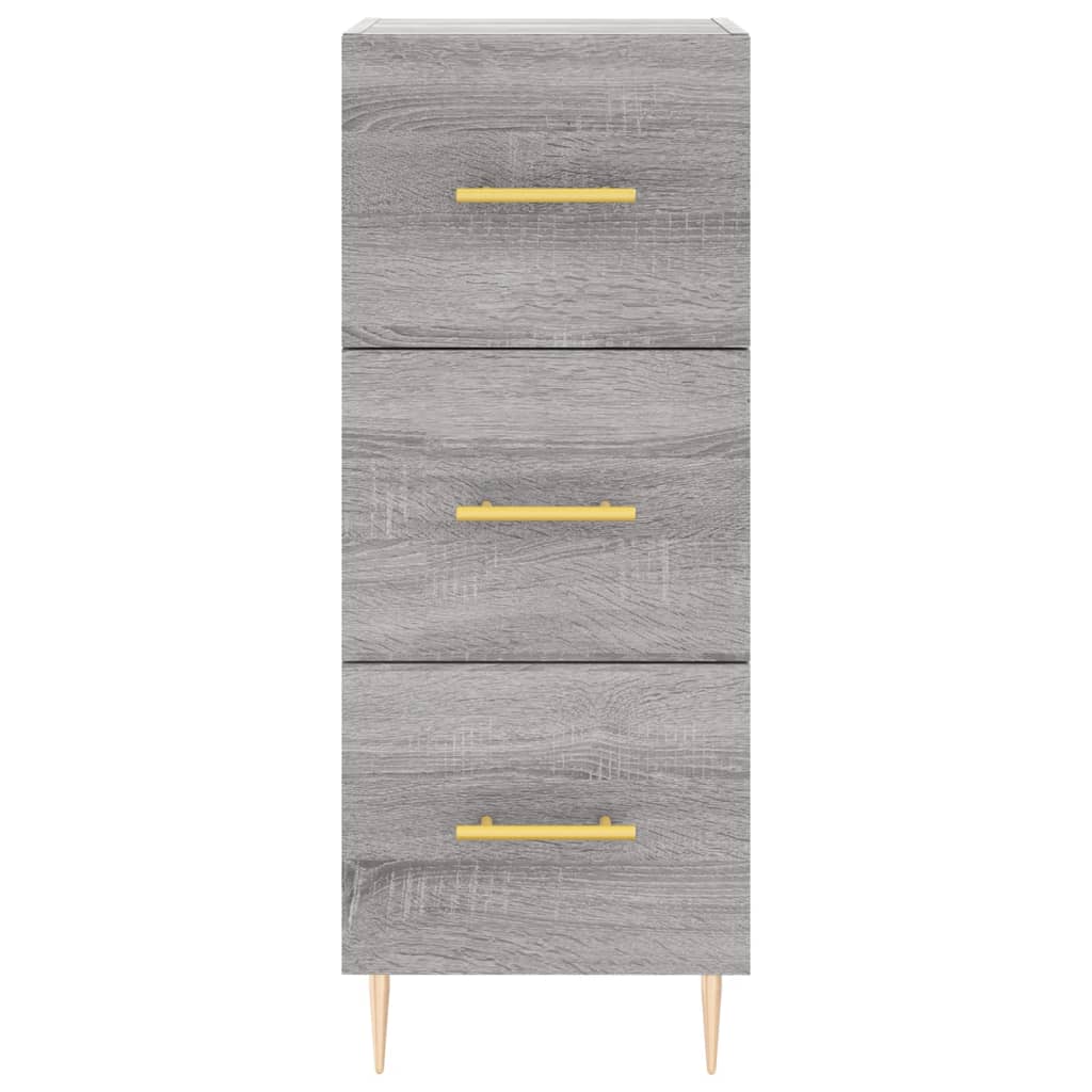 Credenza Grigio Sonoma 34,5x34x90 cm in Legno Multistrato 828594