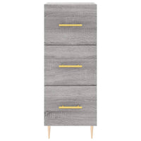 Credenza Grigio Sonoma 34,5x34x90 cm in Legno Multistrato 828594