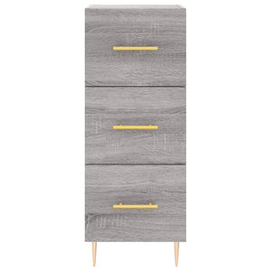 Credenza Grigio Sonoma 34,5x34x90 cm in Legno Multistrato 828594