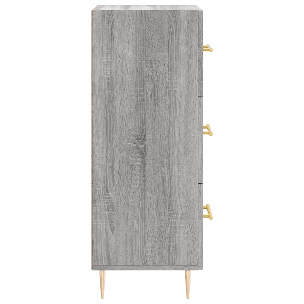 Credenza Grigio Sonoma 34,5x34x90 cm in Legno Multistrato 828594