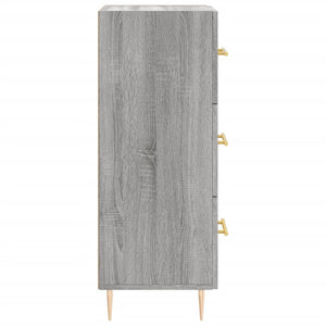 Credenza Grigio Sonoma 34,5x34x90 cm in Legno Multistrato 828594