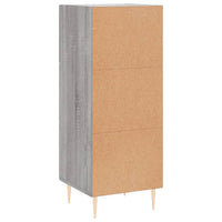 Credenza Grigio Sonoma 34,5x34x90 cm in Legno Multistrato 828594
