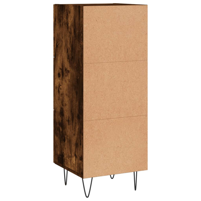 Credenza-Buffet-Armadio da cucina Rovere Fumo 34,5x34x90 cm in Legno Multistrato 117585