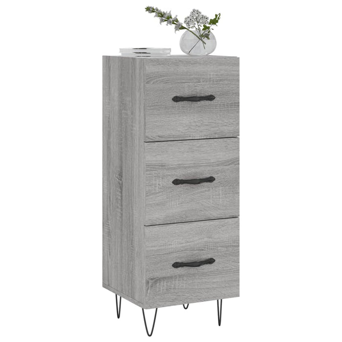 Credenza Grigio Sonoma 34,5x34x90 cm in Legno Multistrato 828602