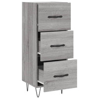 Credenza Grigio Sonoma 34,5x34x90 cm in Legno Multistrato 828602