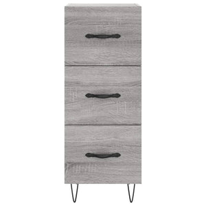 Credenza Grigio Sonoma 34,5x34x90 cm in Legno Multistrato 828602