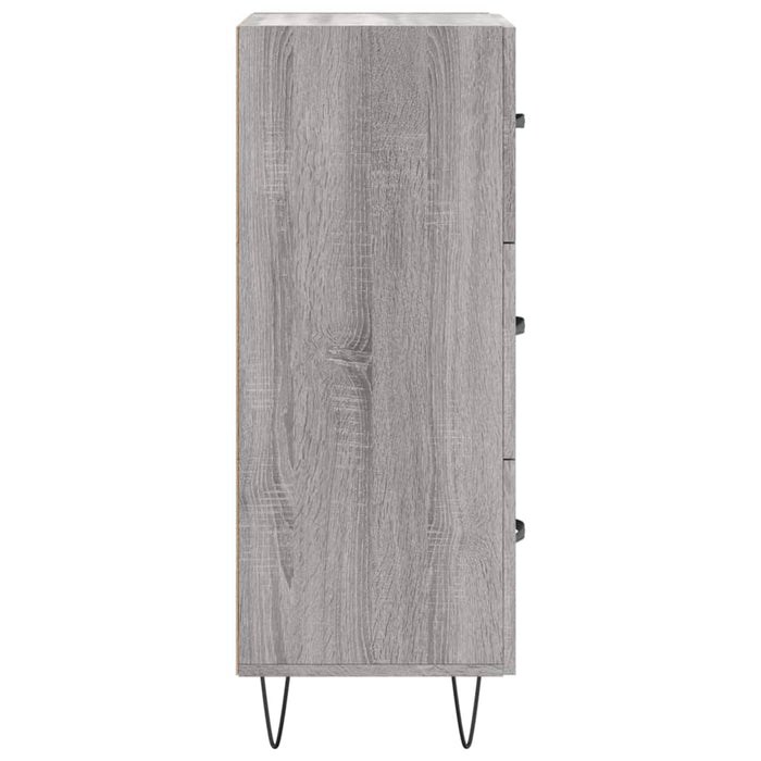 Credenza Grigio Sonoma 34,5x34x90 cm in Legno Multistrato 828602