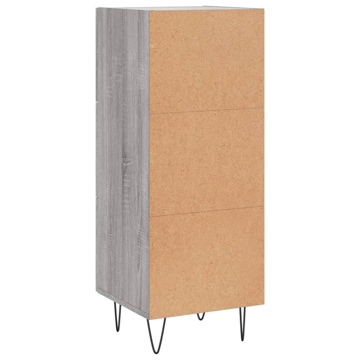 Credenza Grigio Sonoma 34,5x34x90 cm in Legno Multistrato 828602