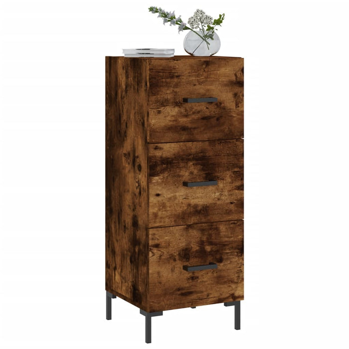 Credenza-Buffet-Armadio da cucina Rovere Fumo 34,5x34x90 cm in Legno Multistrato 930220