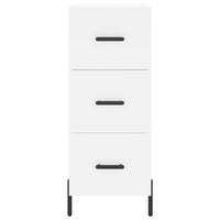 Credenza Bianca 34,5x34x90 cm in Legno Multistrato 828612