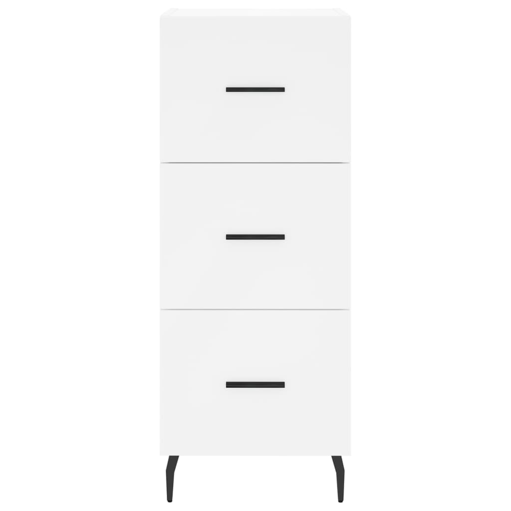 Credenza-Buffet-Armadio da cucina Bianca 34,5x34x90 cm in Legno Multistrato 246003