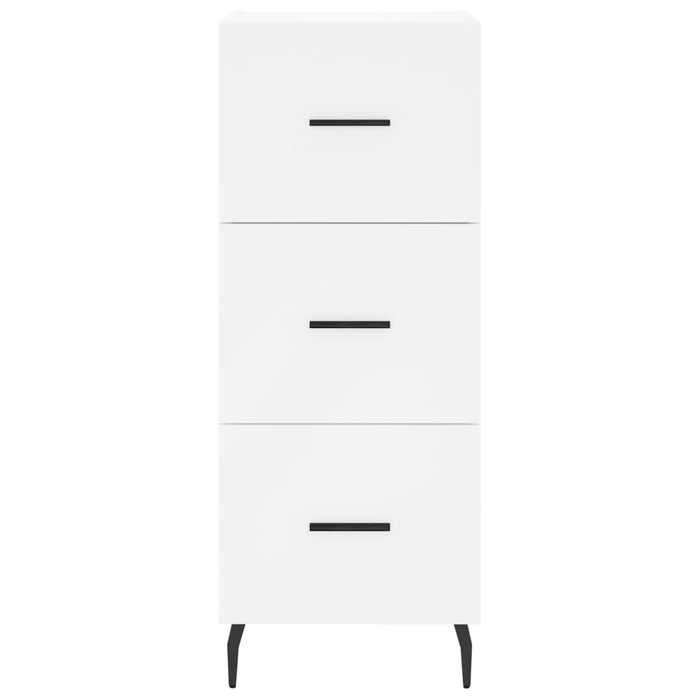 Credenza-Buffet-Armadio da cucina Bianca 34,5x34x90 cm in Legno Multistrato 246003