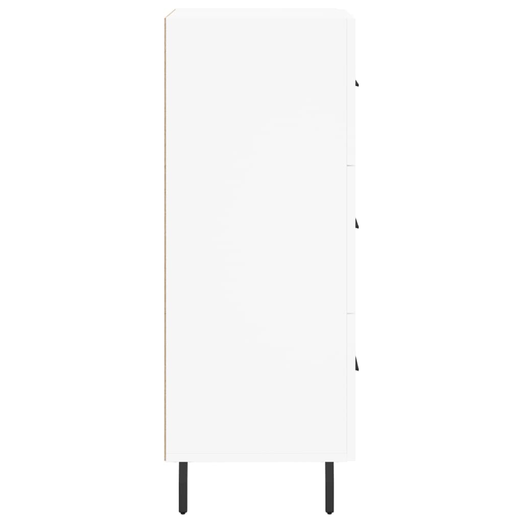 Credenza-Buffet-Armadio da cucina Bianca 34,5x34x90 cm in Legno Multistrato 246003