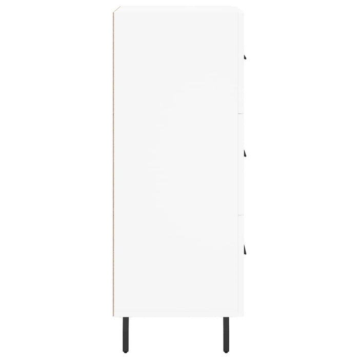 Credenza-Buffet-Armadio da cucina Bianca 34,5x34x90 cm in Legno Multistrato 246003