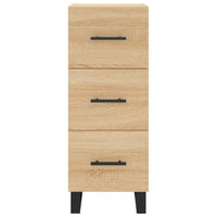 Credenza Rovere Sonoma 34,5x34x90 cm in Legno Multistrato 828631