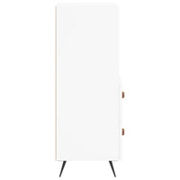 Credenza Bianca 34,5x34x90 cm in Legno Multistrato 828636