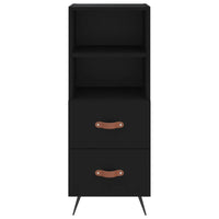 Credenza-Buffet-Armadio da cucina Nero 34,5x34x90 cm in Legno Multistrato 277707