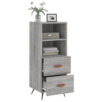 Credenza Grigio Sonoma 34,5x34x90 cm in Legno Multistrato 828642