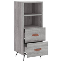 Credenza Grigio Sonoma 34,5x34x90 cm in Legno Multistrato 828642