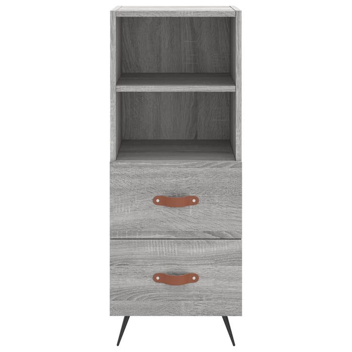 Credenza Grigio Sonoma 34,5x34x90 cm in Legno Multistrato 828642