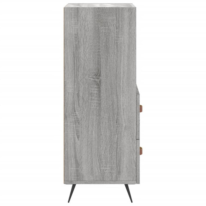 Credenza Grigio Sonoma 34,5x34x90 cm in Legno Multistrato 828642