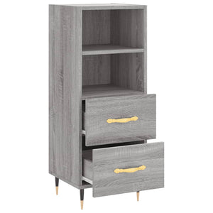 Credenza Grigio Sonoma 34,5x34x90 cm in Legno Multistrato 828650