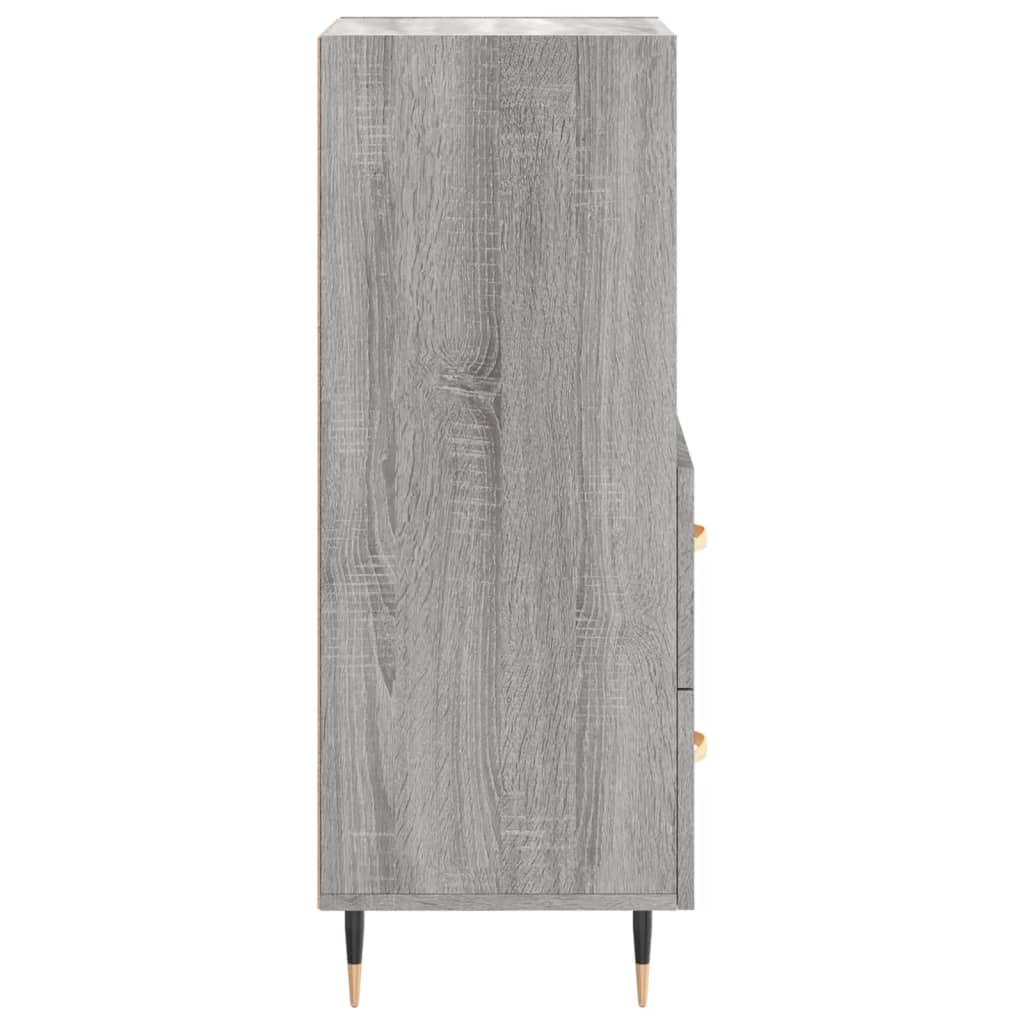 Credenza Grigio Sonoma 34,5x34x90 cm in Legno Multistrato 828650