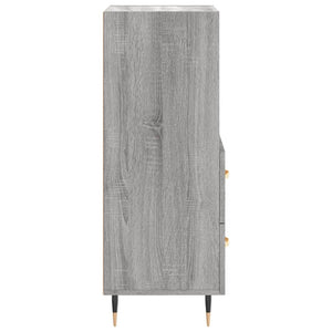 Credenza Grigio Sonoma 34,5x34x90 cm in Legno Multistrato 828650