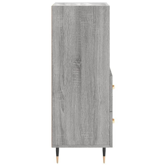 Credenza Grigio Sonoma 34,5x34x90 cm in Legno Multistrato 828650