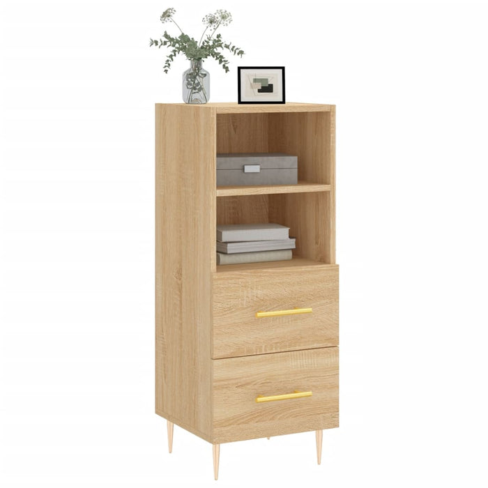 Credenza Rovere Sonoma 34,5x34x90 cm in Legno Multistrato 828655
