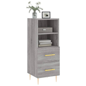 Credenza Grigio Sonoma 34,5x34x90 cm in Legno Multistrato 828658