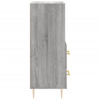 Credenza Grigio Sonoma 34,5x34x90 cm in Legno Multistrato 828658