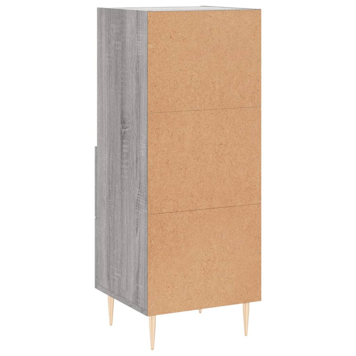 Credenza Grigio Sonoma 34,5x34x90 cm in Legno Multistrato 828658