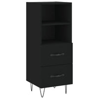 Credenza Nero 34,5x34x90 cm in Legno Multistratocod mxl 103036