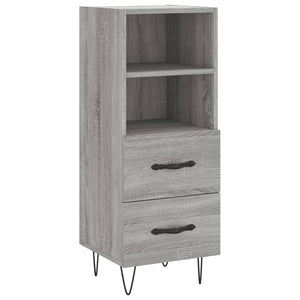 Credenza Grigio Sonoma 34,5x34x90 cm in Legno Multistratocod mxl 128599