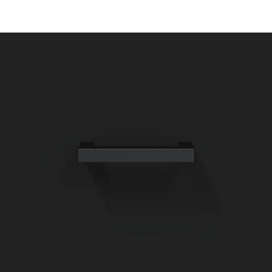 Credenza Nero 34,5x34x90 cm in Legno Multistrato 828669