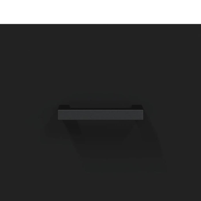 Credenza Nero 34,5x34x90 cm in Legno Multistrato 828669