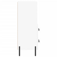 Credenza Bianca 34,5x34x90 cm in Legno Multistrato 828676