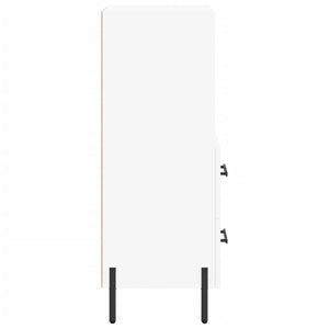 Credenza Bianca 34,5x34x90 cm in Legno Multistrato 828676