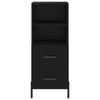Credenza Nero 34,5x34x90 cm in Legno Multistrato 828677