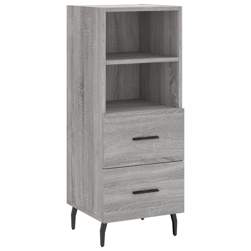Credenza Grigio Sonoma 34,5x34x90 cm in Legno Multistrato 828690