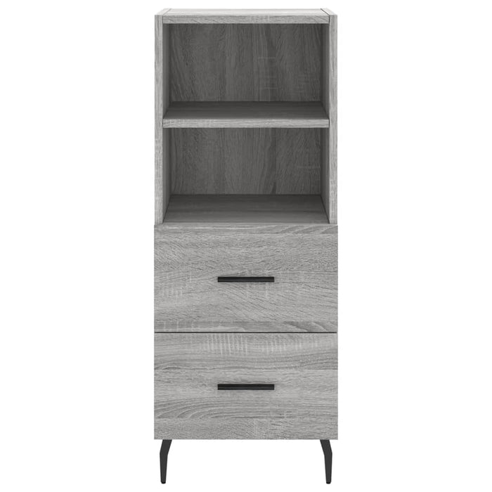 Credenza Grigio Sonoma 34,5x34x90 cm in Legno Multistrato 828690