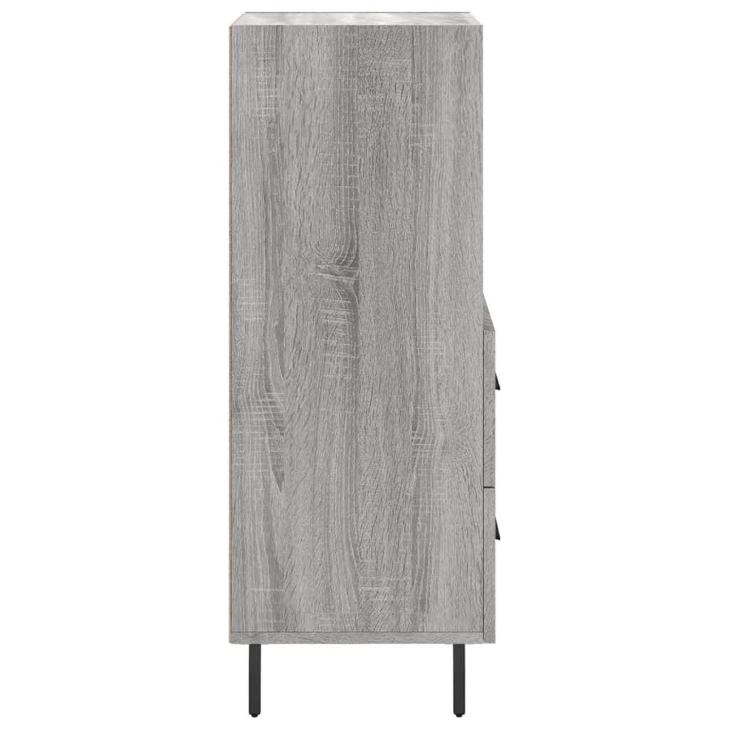 Credenza Grigio Sonoma 34,5x34x90 cm in Legno Multistrato 828690