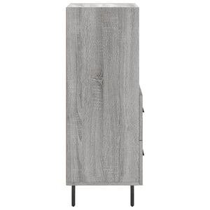 Credenza Grigio Sonoma 34,5x34x90 cm in Legno Multistrato 828690
