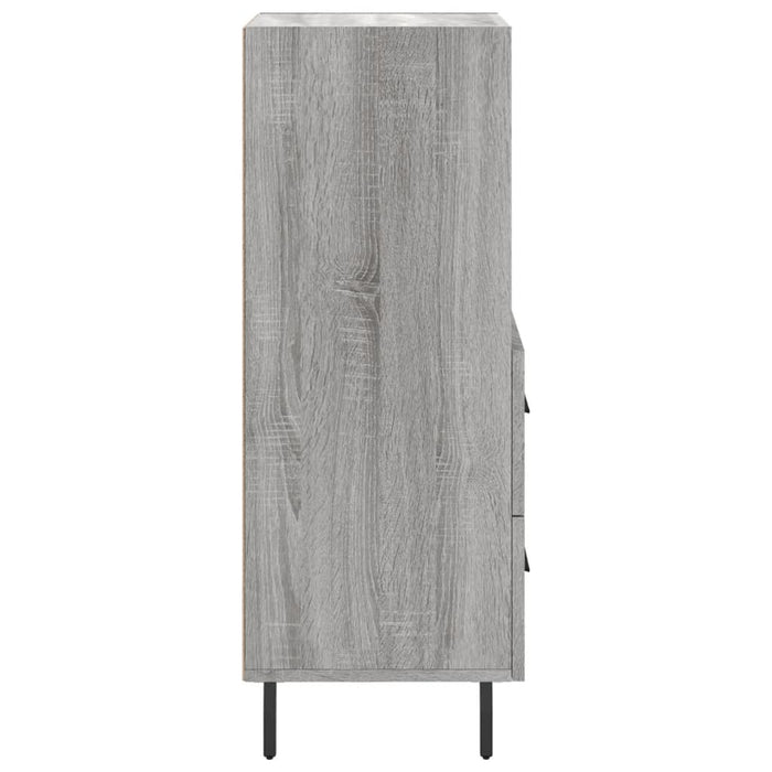 Credenza Grigio Sonoma 34,5x34x90 cm in Legno Multistrato 828690