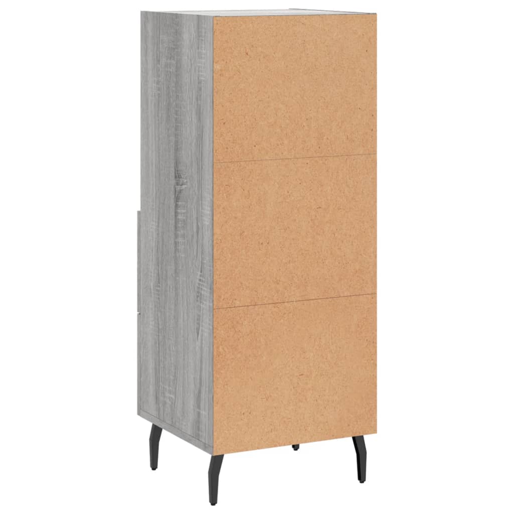Credenza Grigio Sonoma 34,5x34x90 cm in Legno Multistrato 828690